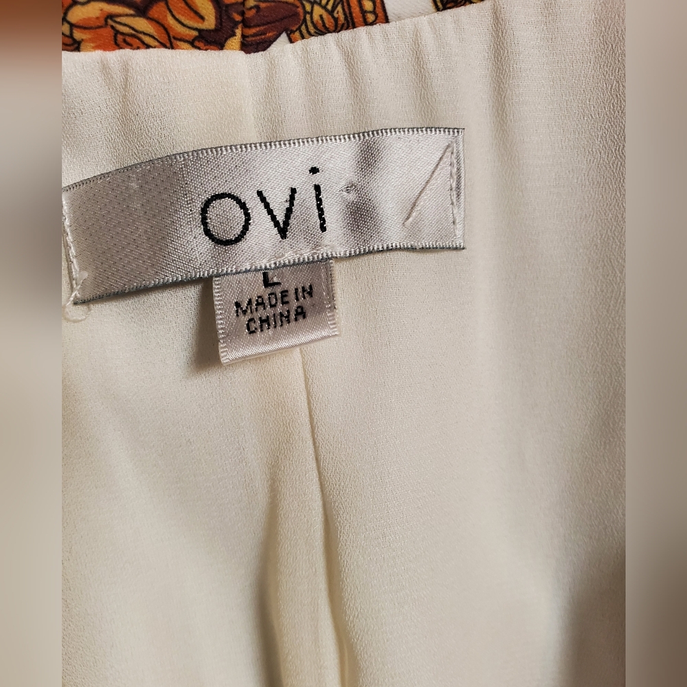 Ovi Women's Cheetah Print Two Piece Short Set Size L - Picture 6 of 16